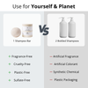 ( US Local ) Vegan Shampoo Ball Snow Oatmeal Shampoo Ball