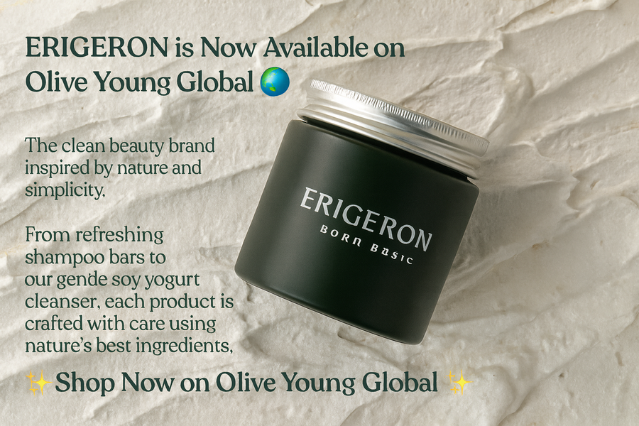 Discover ERIGERON on Olive Young Global ✨ Vegan, Sustainable, Simple