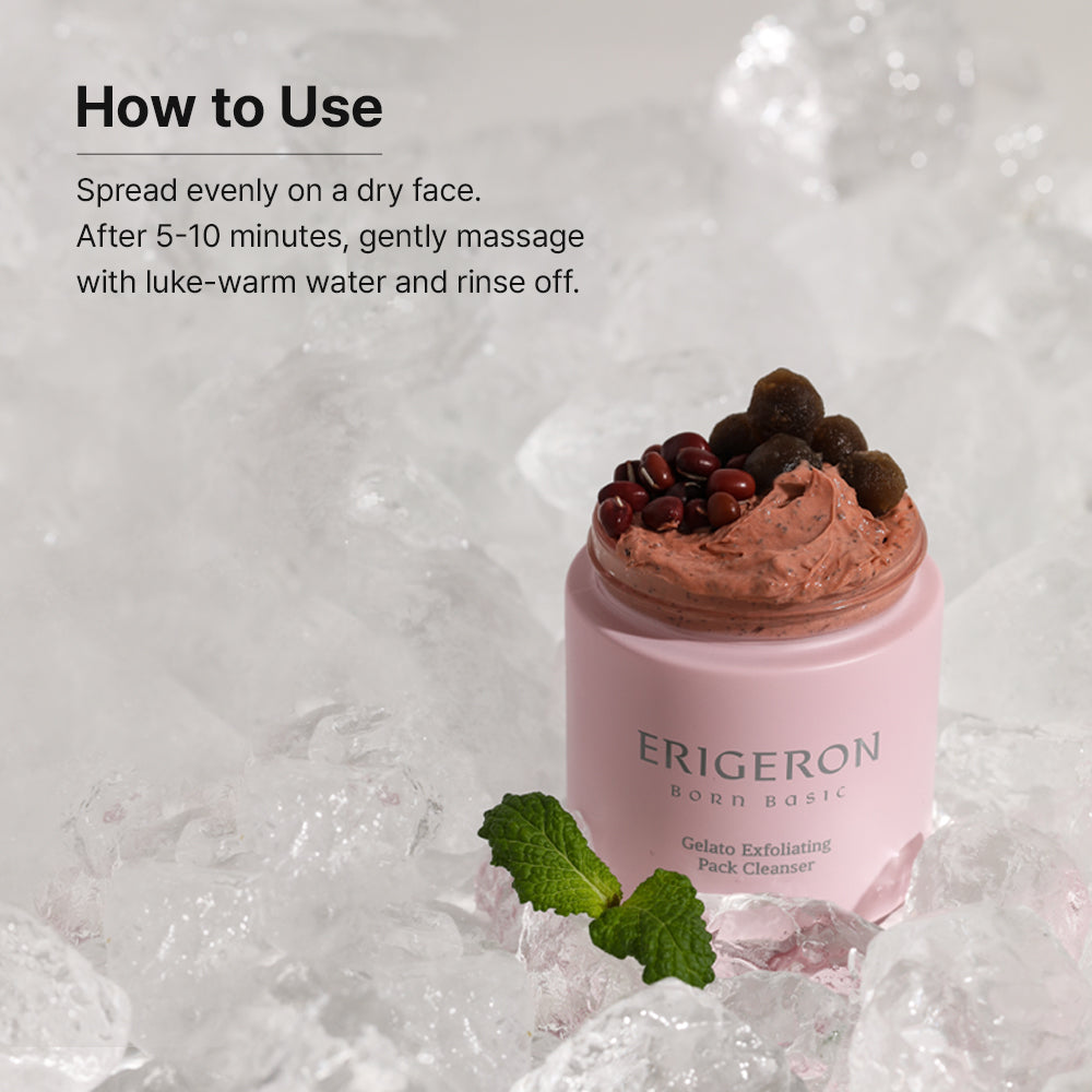 Gelato Exfoliating Pack Cleanser - 30-Second Pore Tightening Clay Mask