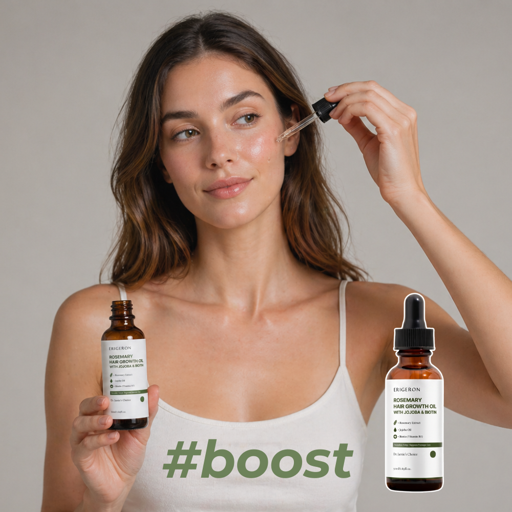 Rosemary Hair Growth Oil with Jojoba & Biotin – Scalp Treatment, Anti Hair Loss, Hair  Thickening Oil