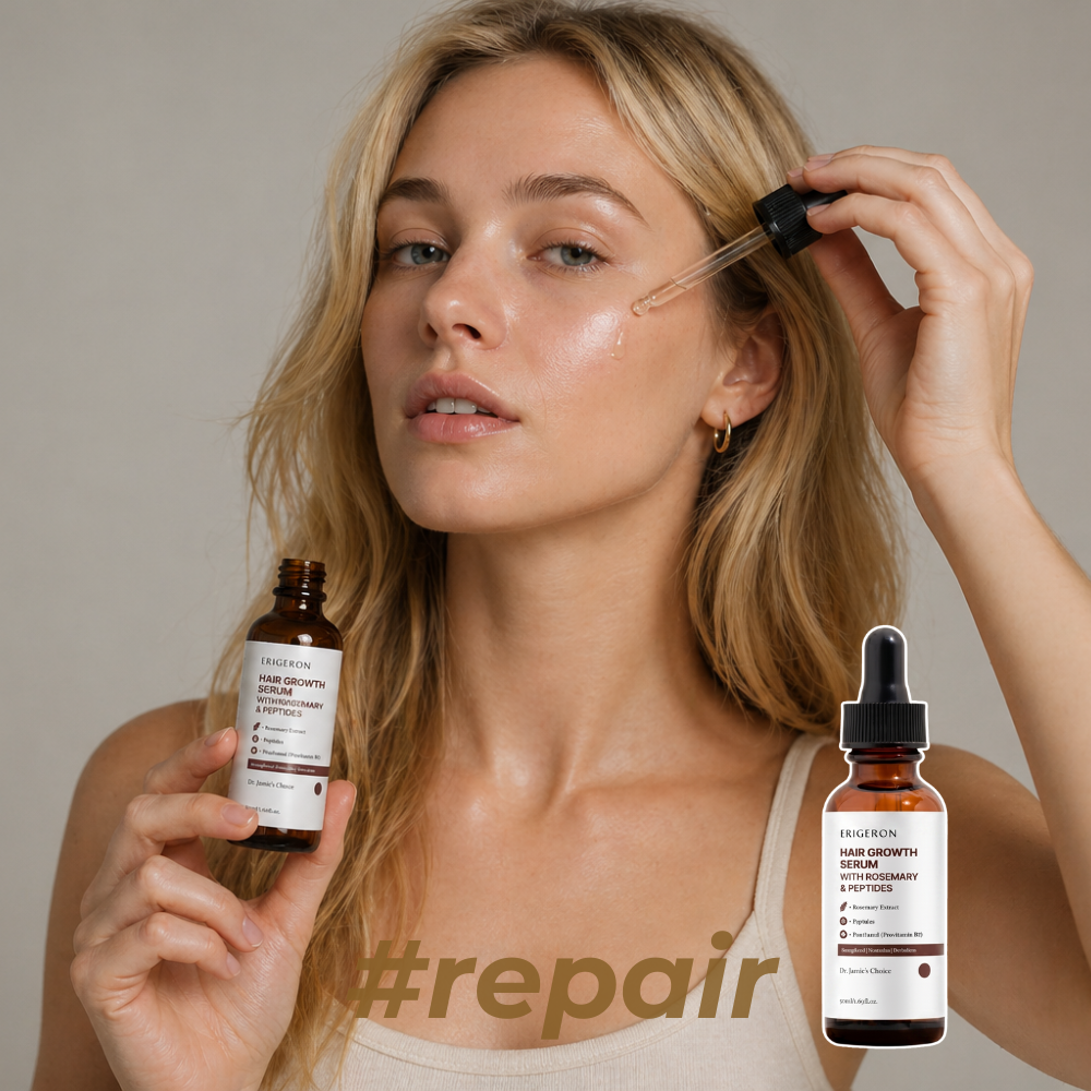 Peptide Root Serum with Rosemary & Peptides – Scalp Serum, Anti Hair Loss, Hair Thickening Treatment