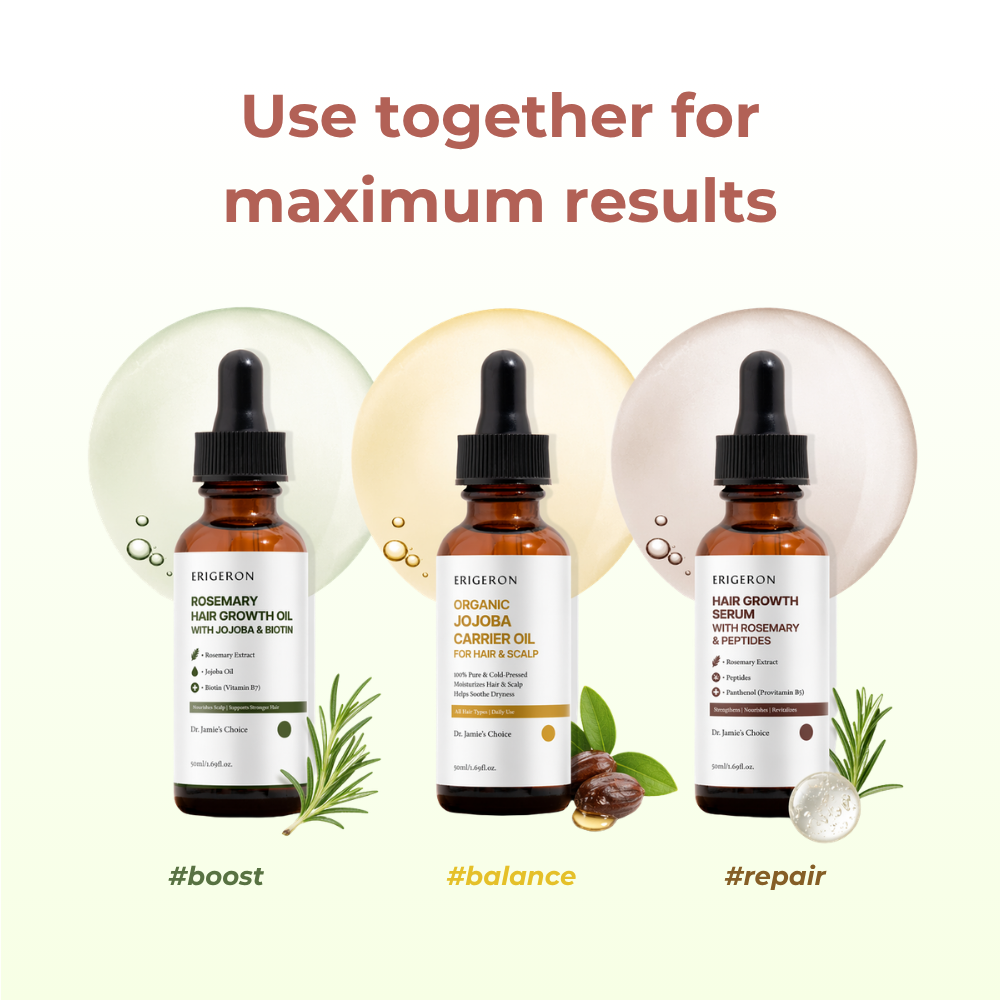 Peptide Root Serum with Rosemary & Peptides – Scalp Serum, Anti Hair Loss, Hair Thickening Treatment