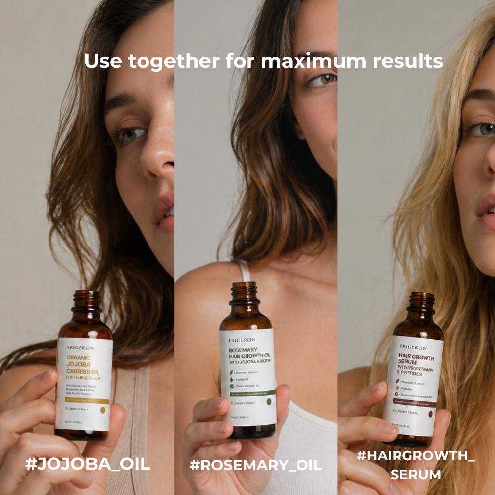 Peptide Root Serum with Rosemary & Peptides – Scalp Serum, Anti Hair Loss, Hair Thickening Treatment