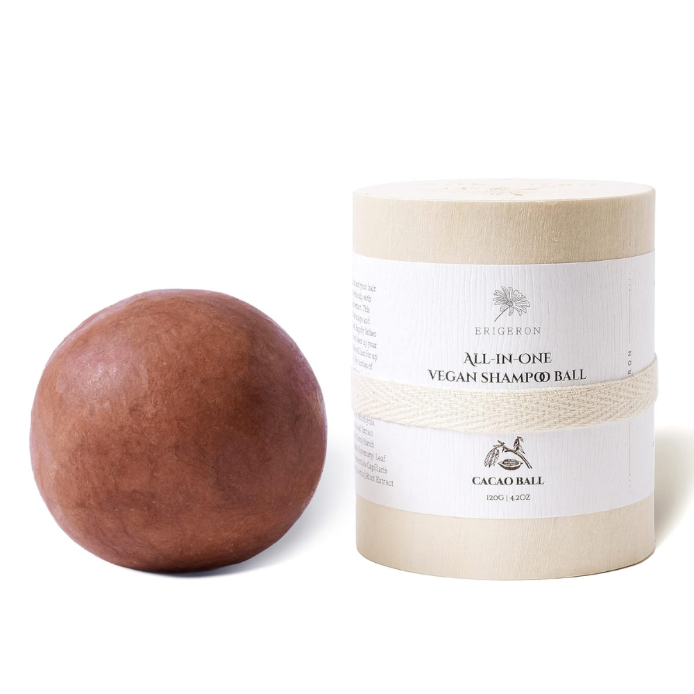 ERIGERON All-in-one Vegan Cacao Mochi Shampoo Ball™