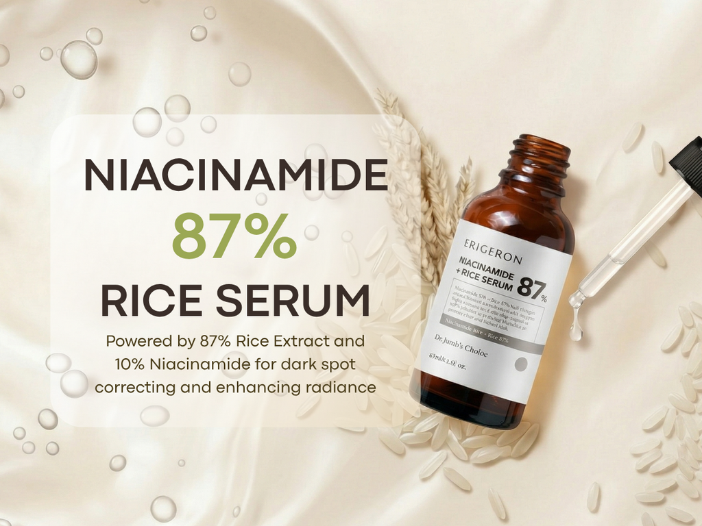 Soy Yogurt Cleanser + Niacinamide 87% Rice Serum