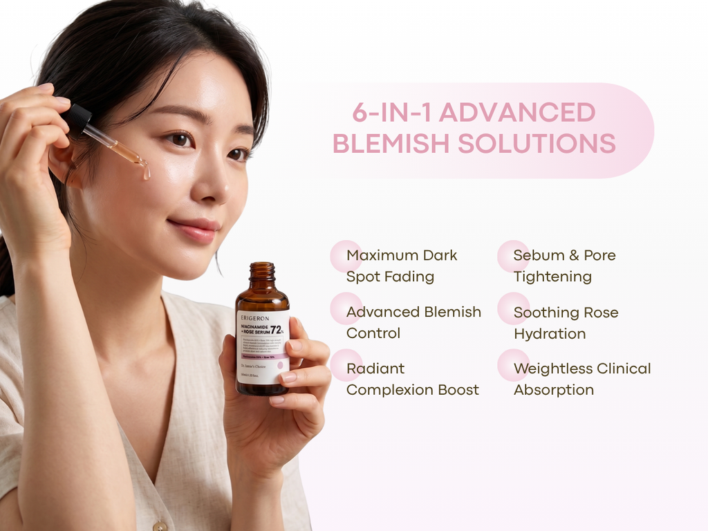 Niacinamide 25% + Rose 72% Serum - High Strength Clinical Blemish Care
