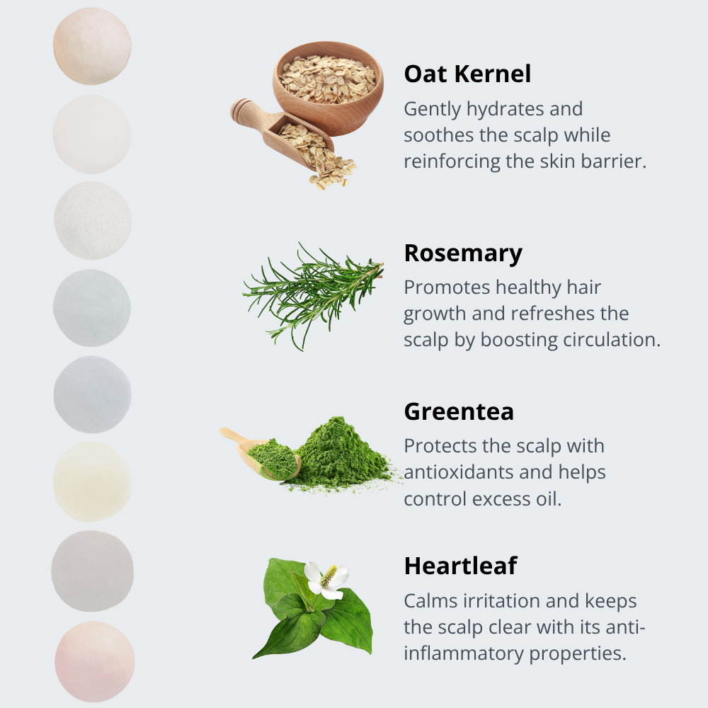 Vegan Shampoo Ball Snow Oatmeal Shampoo Ball