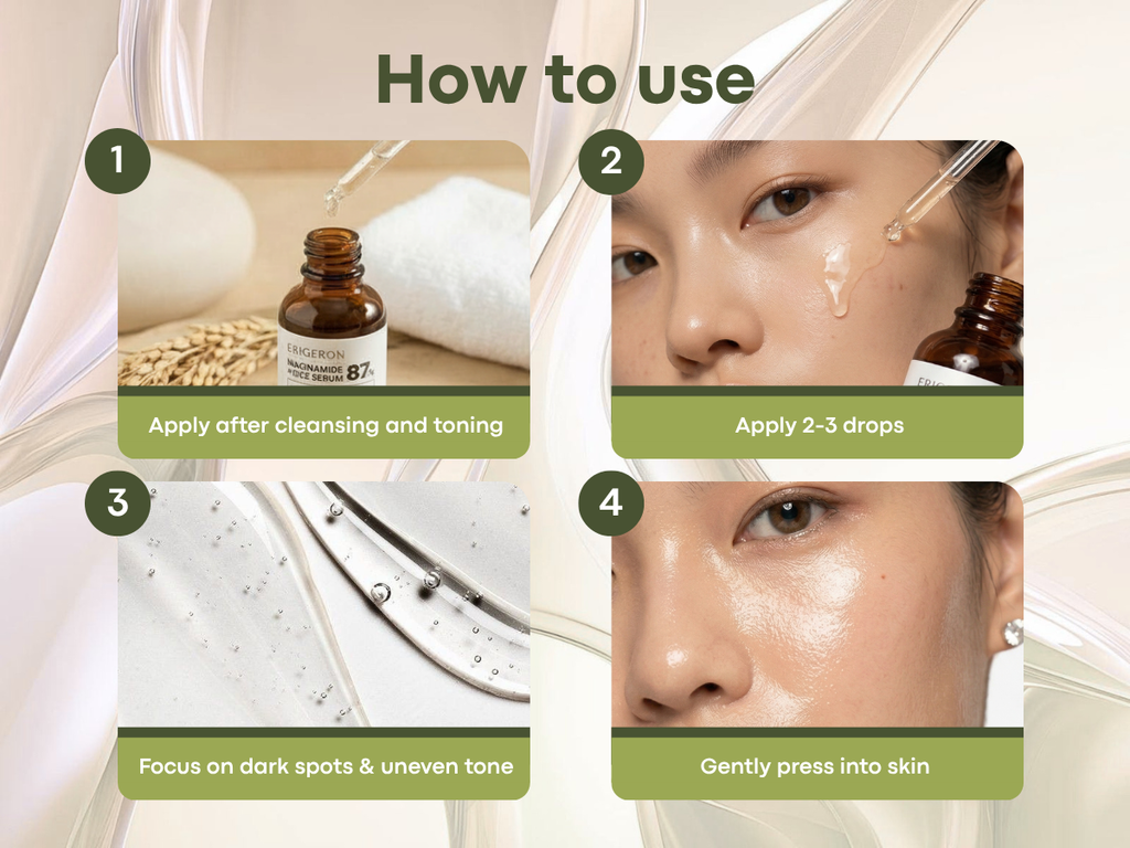 Pink Clay Shampoo Ball + Niacinamide 87% Rice Serum Set