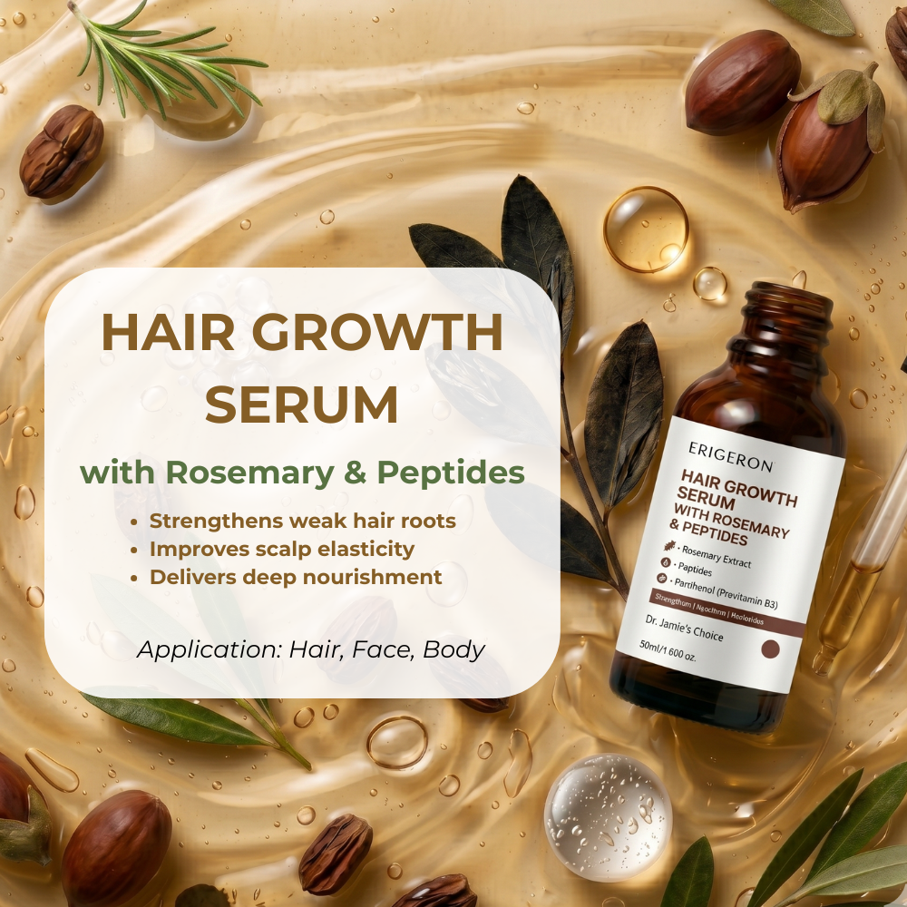 Peptide Root Serum with Rosemary & Peptides – Scalp Serum, Anti Hair Loss, Hair Thickening Treatment