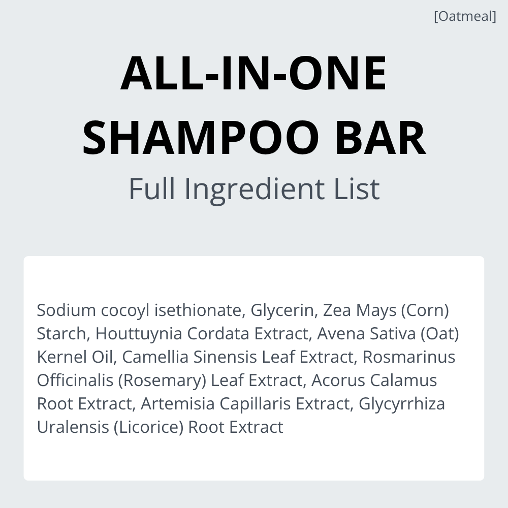 Snow Oatmeal Mochi Shampoo Bar