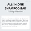 All-in-One Snow Oatmeal Mochi Shampoo Bar