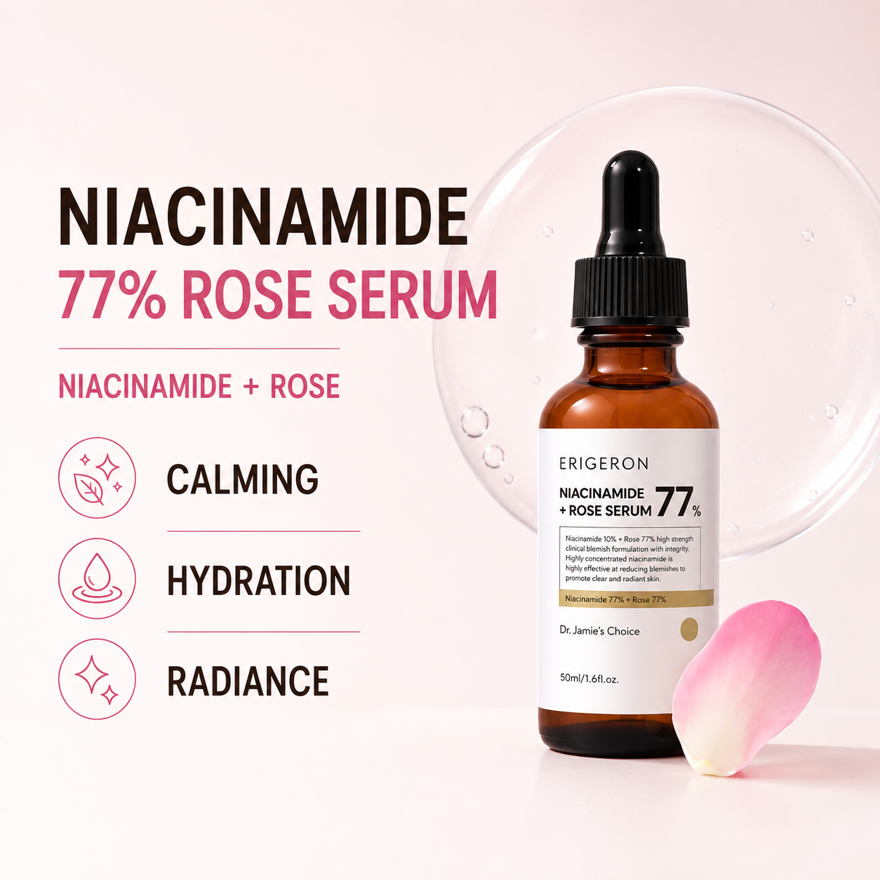 Niacinamide 77% Rose Serum