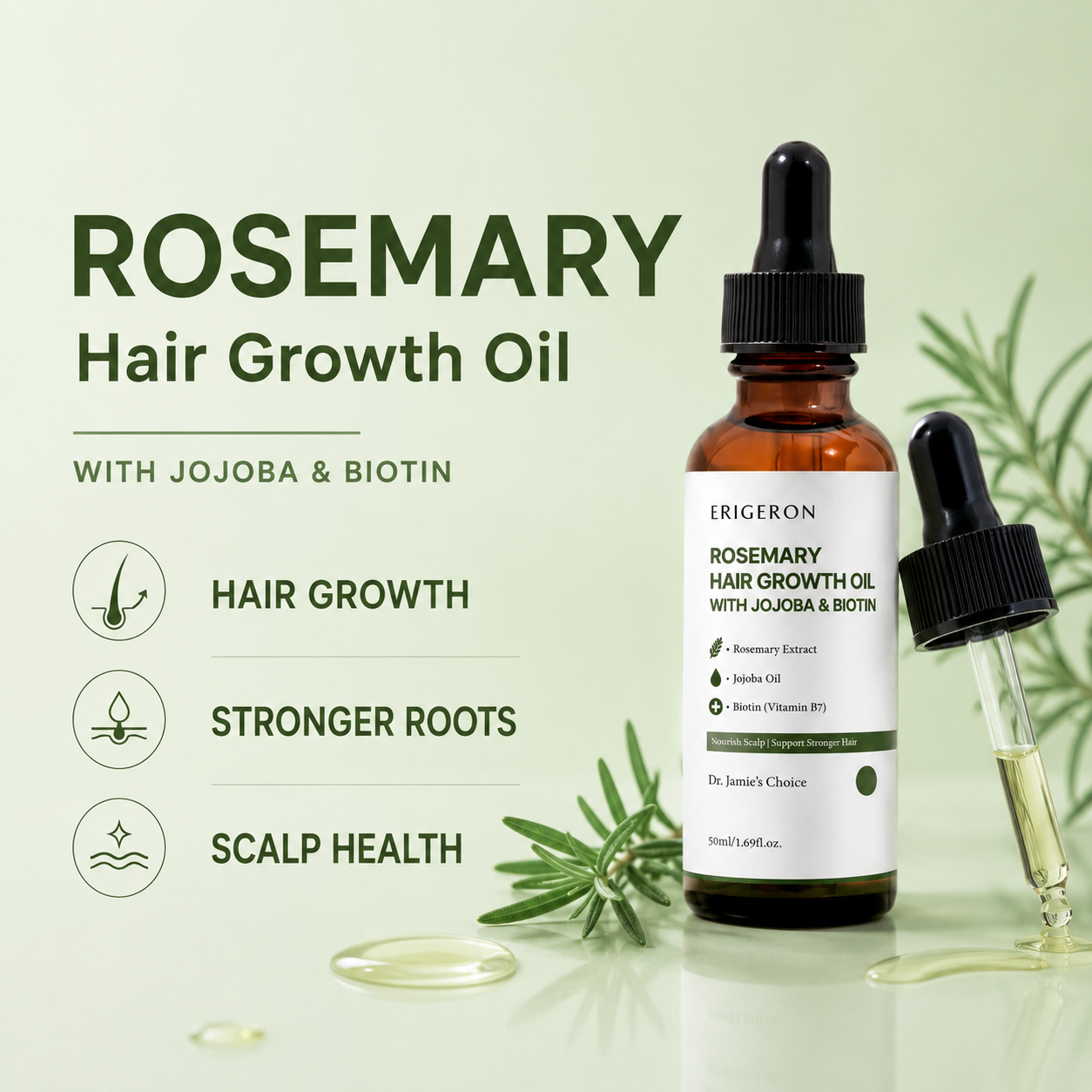 Rosemary Scalp Serum – Scalp Treatment, Anti Hair Loss, Hair  Thickening Oil