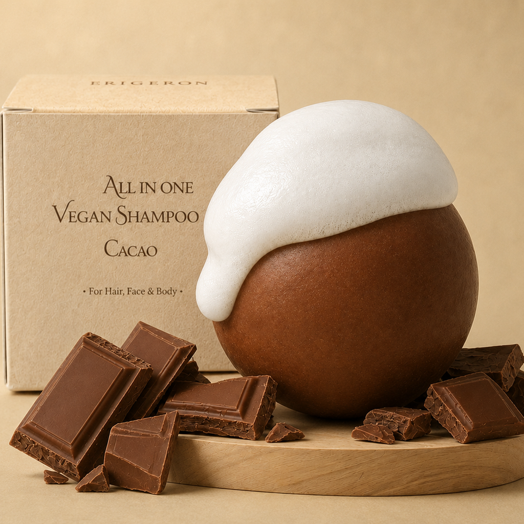 ERIGERON All-in-one Vegan Cacao Mochi Shampoo Ball™