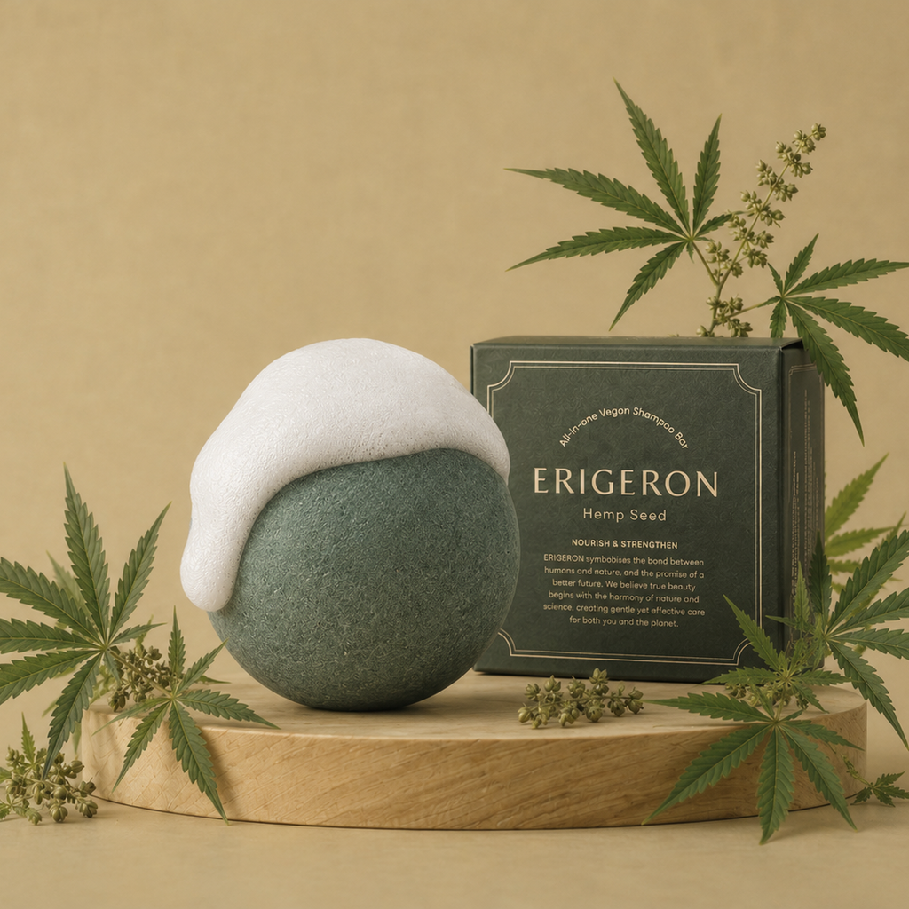 ERIGERON Vegan Beauty Ball Hemp Shampoo Ball™