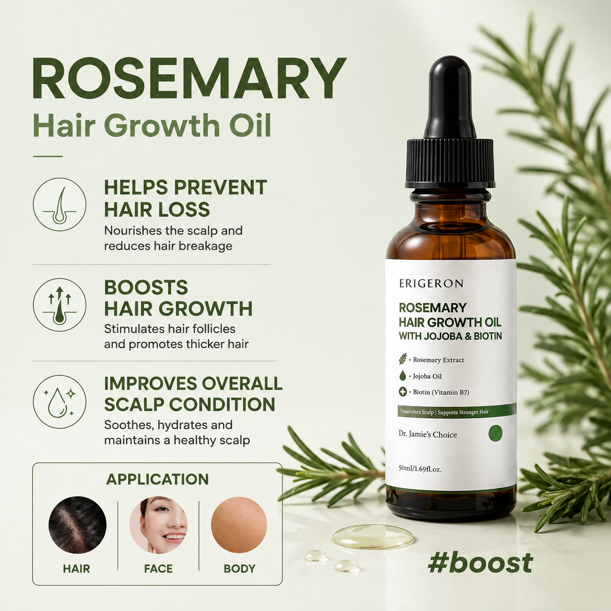 Rosemary Scalp Serum – Scalp Treatment, Anti Hair Loss, Hair  Thickening Oil